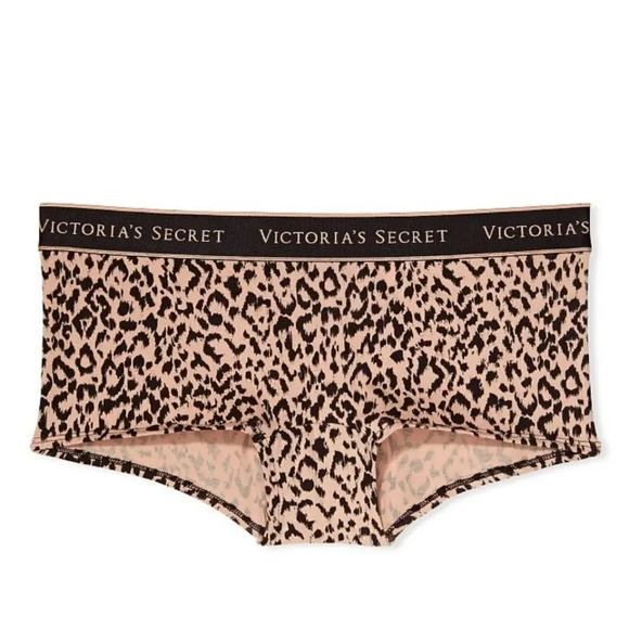 Victoria's Secret Logo cotton Camouflage Shortie Boyshort Panty size med… - Picture 1 of 10